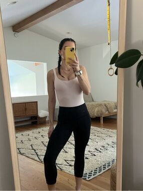 lululemon athletica Black High-Waist Crop Leggings